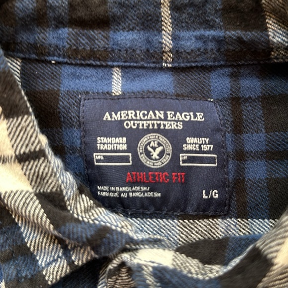 AEO Flannel Athletic Fit L - Picture 2 of 3
